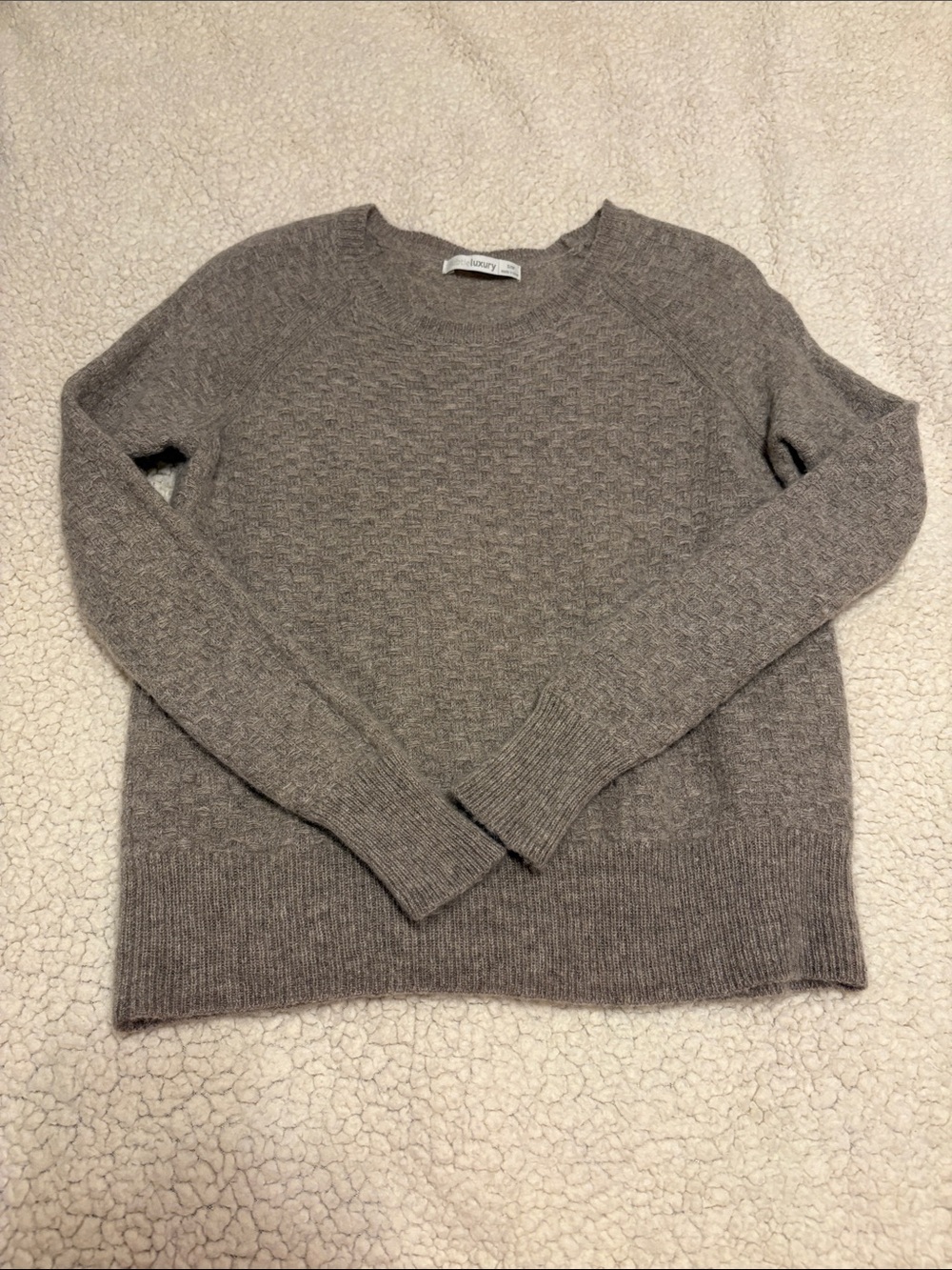 Subtle Luxury Crewneck 100% Cashmere Sweater